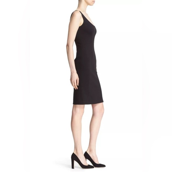 Diane Von Furstenberg Ulani Black Sheath Dress - Picture 5 of 16